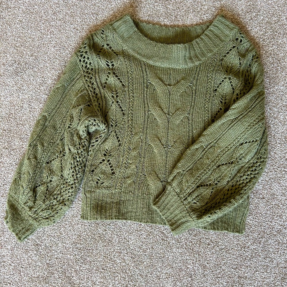 Olive Green Sweater